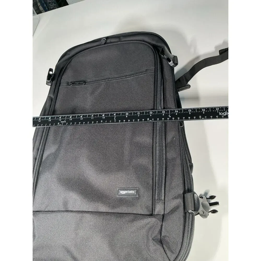 Amazon Basics Convertible Travel Backpack NWOT Black